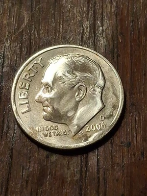 2000 P Roosevelt Dime Errors Strike Through Grease DDO Errors  - Image 1 of 4