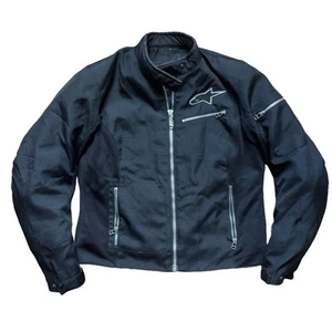 Chaqueta acolchada de carreras Alpinestars para mujer con forro talla L negra para motocicleta - Imagen 1 de 11