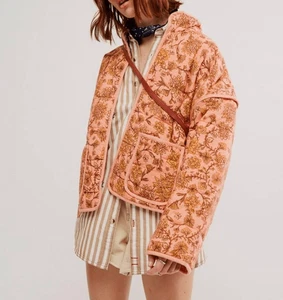 Free People Peach Combo Chloe Jacke Größe S - Bild 1 von 10