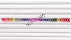 Zaffiro arcobaleno naturale 3x5 mm taglio smeraldo 36 pezzi splendida pietra preziosa sfusa - Foto 1 di 8