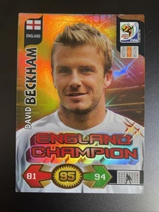 Panini Adrenalyn XL World Cup 2010 David Beckham England Champion Card Foil 124 - Picture 1 of 5