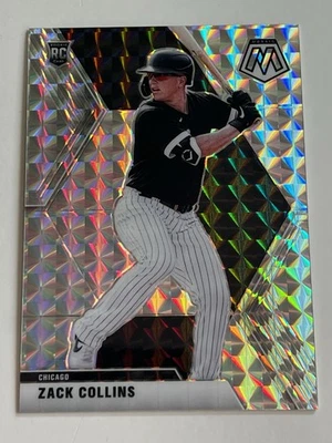 ZACK COLLINS RC Chicago White Sox 2020 Panini Chronicles Mosaic PRIZM Rookie  - Image 1 of 4