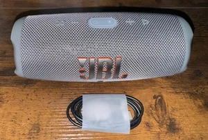 JBL Charge 5 Gray Bluetooth Speaker - Picture 1 of 7