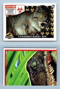 Tyrannosaurus Rex #1 Jurassic Park 1993 Topps German Trading Card / Sticker - Picture 1 of 1