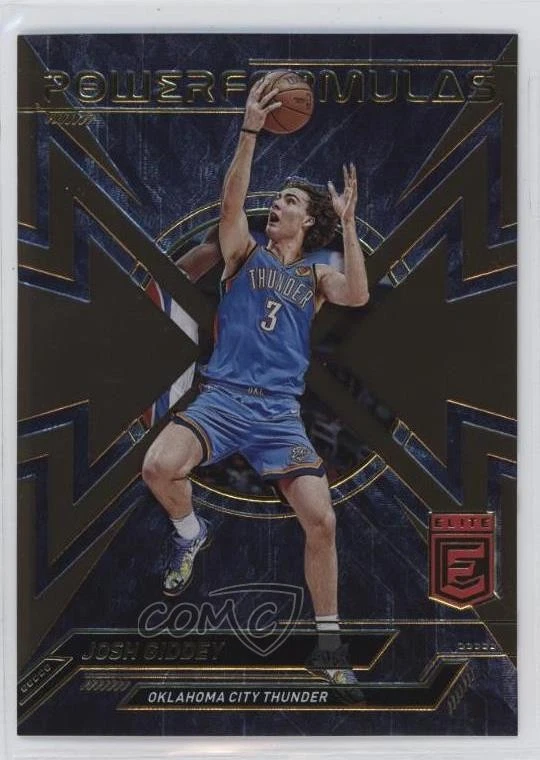 2022-23 Donruss Elite Power Formulas Gold /10 Josh Giddey #7 - Image 1 of 2