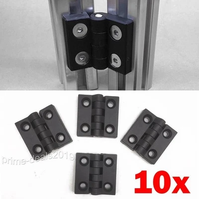 10pcs Kunststoff Scharnier Anschraubscharnier Türband Beschlag Scharniere Neu DE - Bild 1 von 4