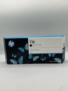 HP 738 300ml Schwarz DesignJet Tintenpatrone, 498N8A, 09/2027 - Bild 1 von 2