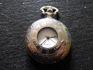 Reloj Bolsillo Suizo 48mm Plateado Qtz Caballeros Medio Cazador. GWC - Imagen 1 de 4