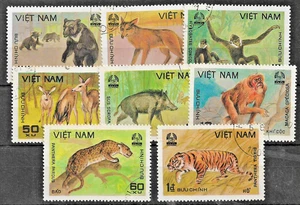VIETNAM - 1981 ANIMALS. SCOTT 1116-1123. USED - Bild 1 von 1