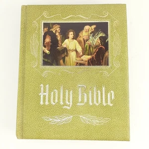 Holy Bible King James Red Letter Master Reference Edition 1964 Heirloom Family - Foto 1 di 24