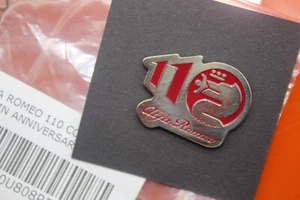 Alfa Romeo Pin 110th anniversary Lapel Pin Press Gift 2022 new tonale Giulia - Picture 1 of 4