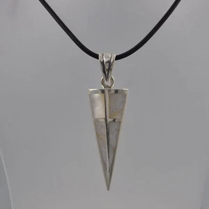 Großer massiver Anhänger Perlmutt 925er Sterling Silber 11,8 Gramm - Bild 1 von 6