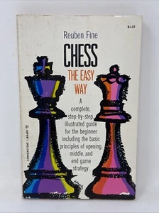 Chess - The Easy Way by Reuben Fine 1972 Cornerstone Library Paperback Beginner - Imagen 1 de 10