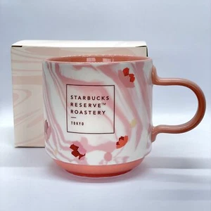 STARBUCKS RESERVE ROASTERY TOKYO Mag Marble SAKURA 2024 355ml JAPAN - Picture 1 of 13