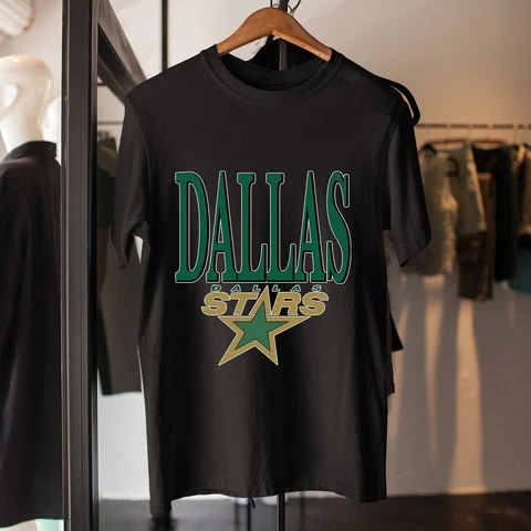 Dallas Stars 90's Retro Vintage Dallas Hockey Team T-Shirt Gift For Fans Cover