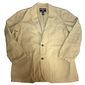 Duluth Trading Co Presentation Jacket Fire Hose Canvas Tradesman Tan Men Lg Tall - Picture 1 of 18