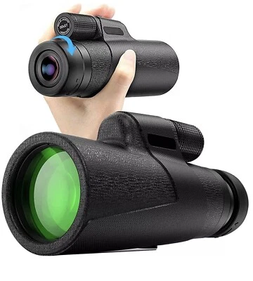 12X50 Waterproof Monocular Telescope BAK4 Prism Bird Watching/Hiking/Camping NEW - Image 1 of 4