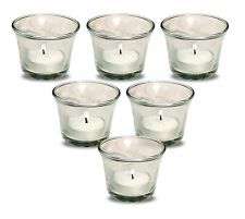 Tealight Candle Holder Set of 6 Glass Votive Candle Holder Home Party Decoration