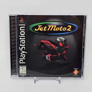 Jet Moto 2 (PlayStation 1 PS1) Etiqueta Negra COMPLETO Y PROBADO - Imagen 1 de 3