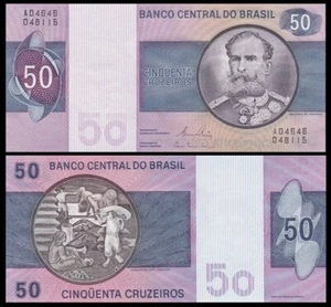 Banknote - 1980 Brazil, 50 Cruzeiro, P194c aUNC, D. da Fonseca, Coffee Loading - Bild 1 von 1