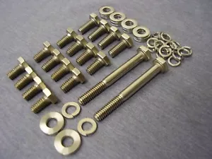 Ford Kent PRE-CROSSFLOW STAINLESS STEEL HEX Head Sump Bolt & Washer Kit (18) - Picture 1 of 5
