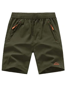 Men's 7" Hiking Running Shorts with Pockets Athletic Outdoor Sports Gym Worko... - Picture 1 of 7