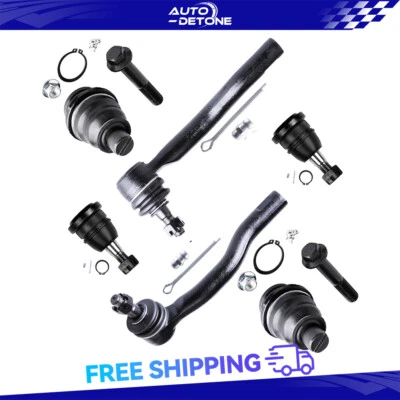 6X Front Tie Rod End Ball Joint For Nissan Pathfinder Armada For Infiniti QX56 Foto 1 de 4