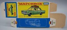 “MATCHBOX” REGULAR WHEEL 56-B FIAT 1500 **ORIGINAL F-TYPE** BOX ONLY NEAR MINT