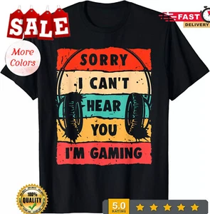 Funny Gamer Shirt for Teens Boys Men Video Gaming T-Shirt - Picture 1 of 14