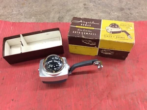 NOS Airguide Nomad Model 79 Deluxe Auto Compass New In Bod 50's 60's? - Bild 1 von 15