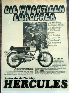 Hercules K 50 RX und K 50 SX Werbung - Picture 1 of 1