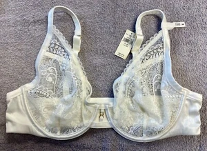 Aerie Real Power Paisley Lace Unlined Bra -- SOFT MUSLIN - Foto 1 di 8