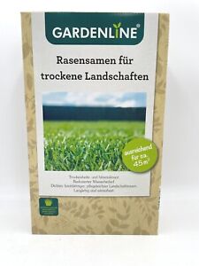Gardenline® Rasensamen für trockene Landschaften für 45m²  hitzetolerant 1kg Neu