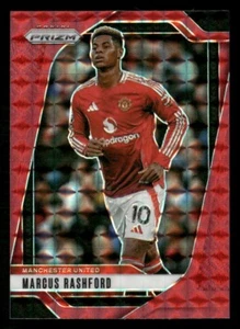 2024-25 Panini Prizm Premier League Soccer - Marcus Rashford Red Mosaic Prizm - Picture 1 of 2