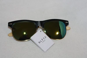 WOO LANDO - Modern Gold - Bambus Sonnenbrille - UV A 400, gold verspiegelt - Bild 1 von 2