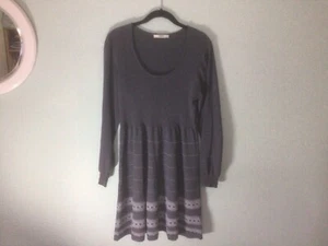 Women’s Grey Jumper Dress Size Large By Oasis - Picture 1 of 7