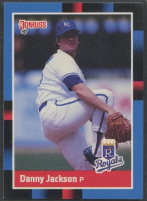 1988 Donruss #132 Danny Jackson Kansas City Royals - Image 1 of 2