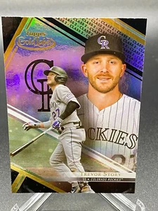 TREVOR STORY 2021 TOPPS GOLD LABEL CLASSE 2 BLACK PARALLEL ROCKIES #67 - Foto 1 di 1