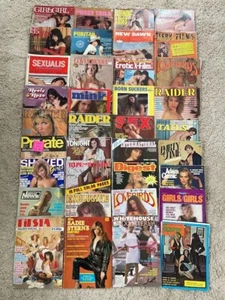 40 RARE Vtg Adult girl PHOTO Picture Magazine ODD Pinups 1970's NUDE lot bundle - Picture 1 of 1