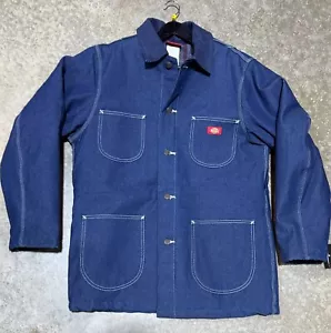 Chaqueta Dickies Peso Pesado Azul Denim Abrigo Abotonado - Imagen 1 de 2