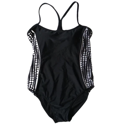 Catalina One Piece Swimsuit Womens Size Large Black White Padded Built in Bra - Image 1 of 4