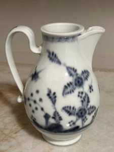 Antique Royal Vienna Porcelain Cream Hot Milk Jug Floral 18th Century - Picture 1 of 10