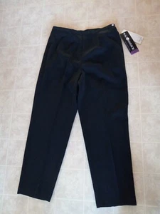 Sag Harbor Stretch Women's Size 16 Black High Waist Dress Pants NWT - Picture 1 of 3