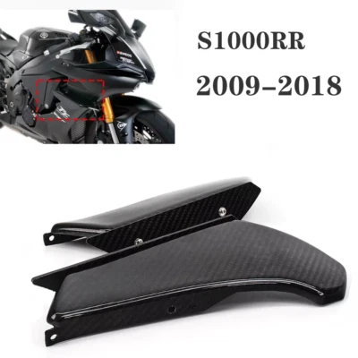 Ala de carenado de parabrisas lateral deflector de aire Winglets para BMW S1000RR 2009-2018 Foto 1 de 4