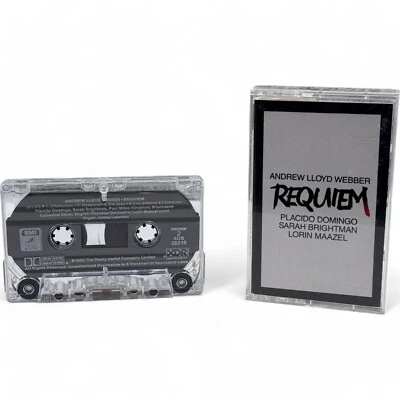 REQUIEM Cassette, Andrew Lloyd Webber 1985 EMI  Placido Domingo, Sarah Brightman - Image 1 of 4