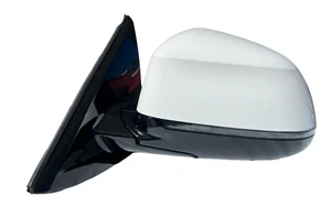 #136 Espejo retrovisor lateral izquierdo del conductor blanco con señal ajuste BMW X6 2014 2016 2017 2018 - Imagen 1 de 4