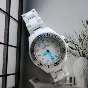 Invicta Ceramics Tritnite Night Glow 42mm Swiss Quartz Watch NO. 1181 - Picture 1 of 10