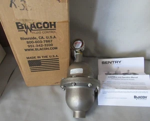 Blacoh Sentry CT3020ND-PMI2 Pulsation Dampener w/Gauge 300 PSI 316SS Made in USA - Picture 1 of 15