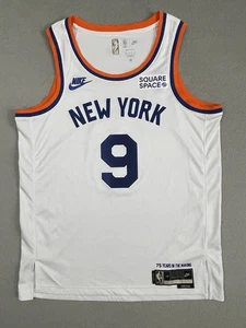 Camiseta deportiva de baloncesto Nike RJ BARRETT New York Knicks 75 aniversario talla 48 grande - Imagen 1 de 18