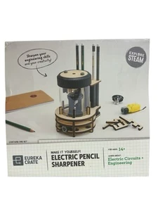 Kiwi Co Eureka Kiste Bauen Sie einen elektrischen Bleistiftspitzer MINT Lernen Alter 14+ NEU - Bild 1 von 4